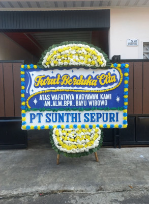 Papan Bunga Duka di Nikogwe