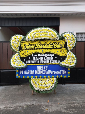 Papan Bunga Duka di Nikogwe